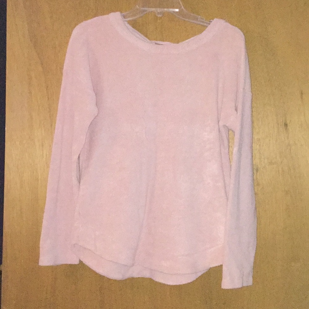 tie-up back sweater